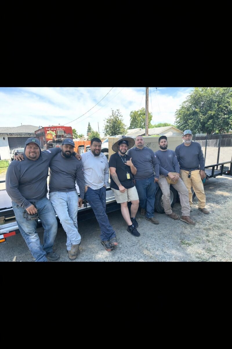 Friendly Energy Solutions installation crew - Central Valley solar team